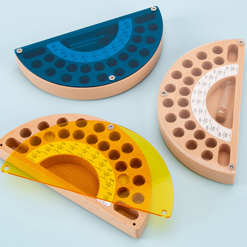 Medinė suvenyrinė dėžutė pieniniams dantims vaikams, dantų rinkimo dėžutė, dovanų pakuotė, 4–6 metų