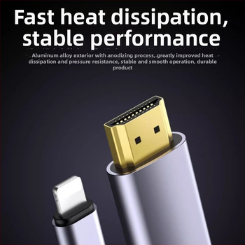 HDMI laidas Apple įrenginiams, HDMI 2.0 HDTV didelio greičio laidas, OEM prieinamas, išleistas 2024 m.