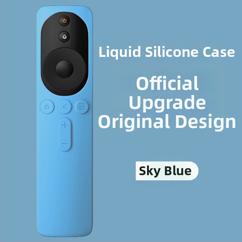 Xiaomi TV nuotolinio valdymo dėklas – silikonas, šiuolaikiško minimalistinio stiliaus, suderinamas su 4 kartų Mi TV nuotolinio valdymo pulteliais