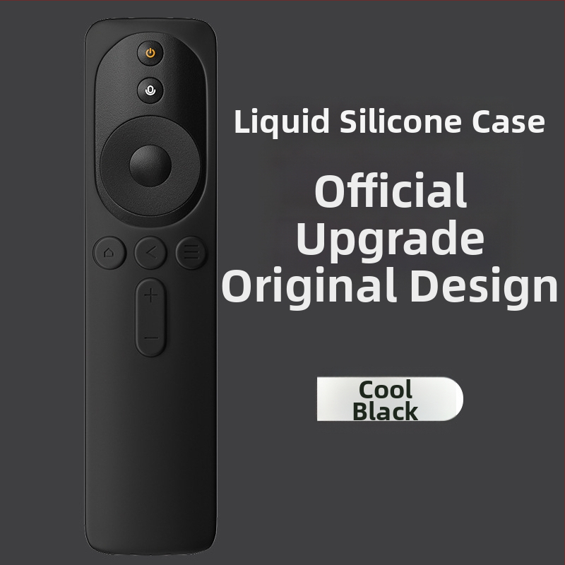 Xiaomi TV nuotolinio valdymo dėklas – silikonas, šiuolaikiško minimalistinio stiliaus, suderinamas su 4 kartų Mi TV nuotolinio valdymo pulteliais