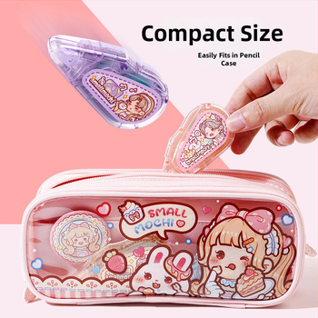 Small Potato taškinis klijuojamasis rašiklis dienoraščiui, didelė talpa, aukšta klampumas, be žymių, plastikas, animacinis stilius