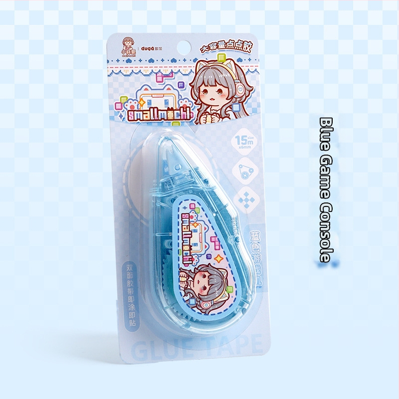 Small Potato taškinis klijuojamasis rašiklis dienoraščiui, didelė talpa, aukšta klampumas, be žymių, plastikas, animacinis stilius