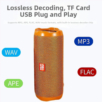 TG191 belaidis Bluetooth garsiakalbis: 10W išėjimas, Bluetooth 5.0, IPX4 atsparus vandeniui, 2×45 mm garsiakalbiai, įmontuota 1200–2000 mAh baterija