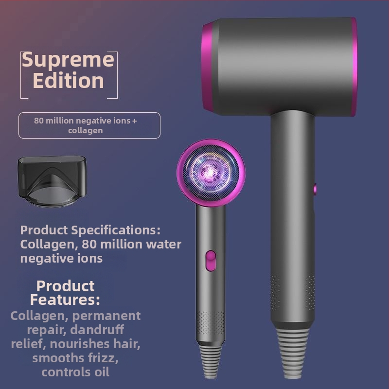 Sušilo za kosu cft10, motor bez četkica, 1200W, vrući/hladni zrak, 3 brzine, negativni ion, zaštita od pregrijavanja, 220V