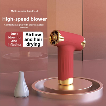 Mini belaidis plaukų džiovintuvas su brushless DC varikliu, 60W, 5V, 4 greičiai, vienas oro antgalis