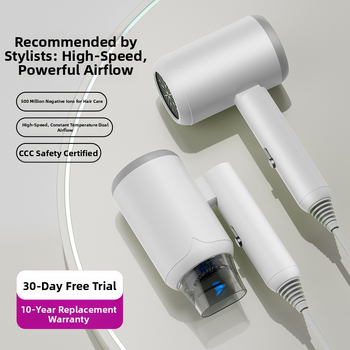 Plaukų džiovintuvas su sulankstomu rankena, 800 W, 220 V, šaltas/karštas oras, perkaitimo apsauga