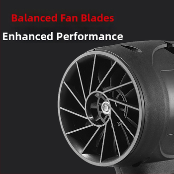 Belaidis rankinis dulkių pūtėjas, įkraunama ličio baterija, 21V, pramonės klasės ventiliatorius