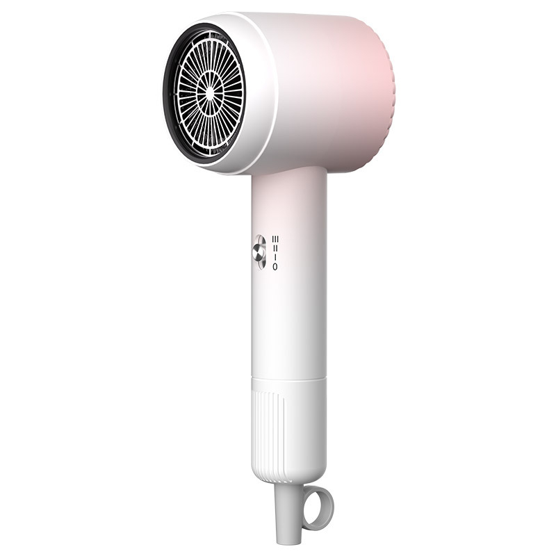 Guļamistabas matu fēns — 800W, DC motori, 220V, 3 ātrumi gaisa plūdumā, vienu difuzora uzgalis