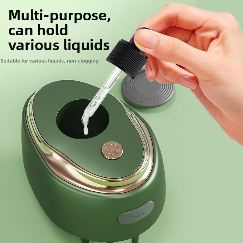 Mini šķidruma vadītājs galvas ādai ar bumbiņas aplikatoru un vibrācijas masāžu - LN-665, 35–40 g, universāla lietošana, nomierina galvas ādu