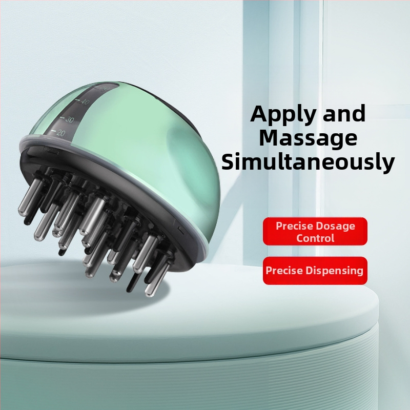 Cy-588 Šķidruma vadlīniju ķemme galvas ādai – ABS, matu augšanas aplikators, eļļas kontrole, pret niezi, galvas ādas nomierināšana, 74 g