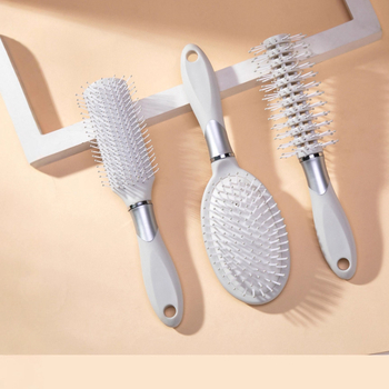 Pieptene cu pernă de aer, material PP, dinți late, anti-static, masaj al scalpului