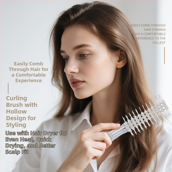 Oro pagalvės šukos, PP medžiaga, platus dantys, antistatinis, galvos odos masažas