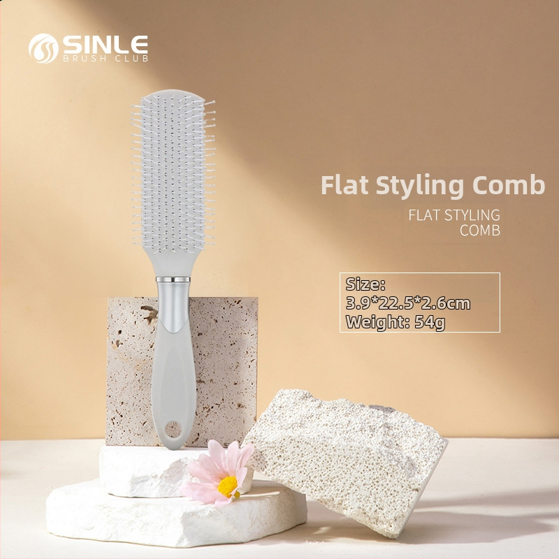 Oro pagalvės šukos, PP medžiaga, platus dantys, antistatinis, galvos odos masažas