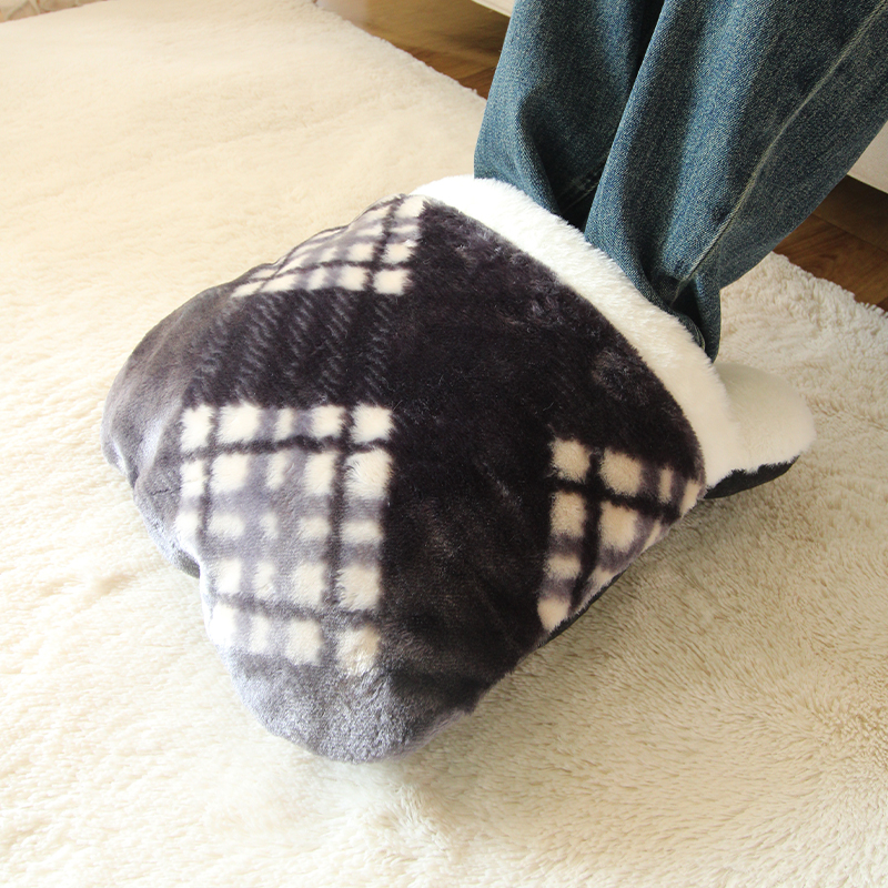 Vyrinės šildomos šlepetės su šildančiu vidpadžiu, tikra oda, namų avalynė biurui