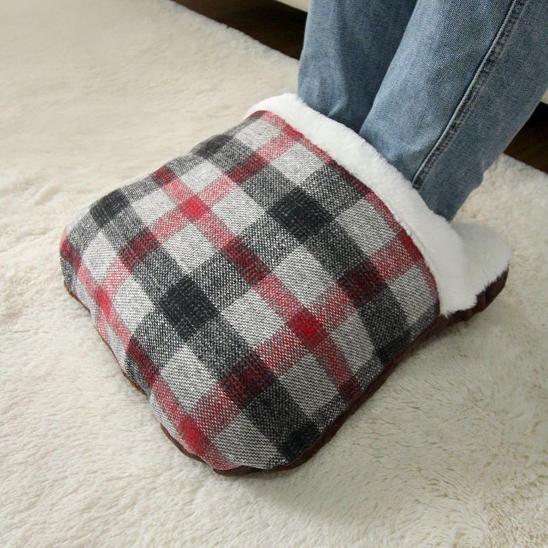 Vyrinės šildomos šlepetės su šildančiu vidpadžiu, tikra oda, namų avalynė biurui