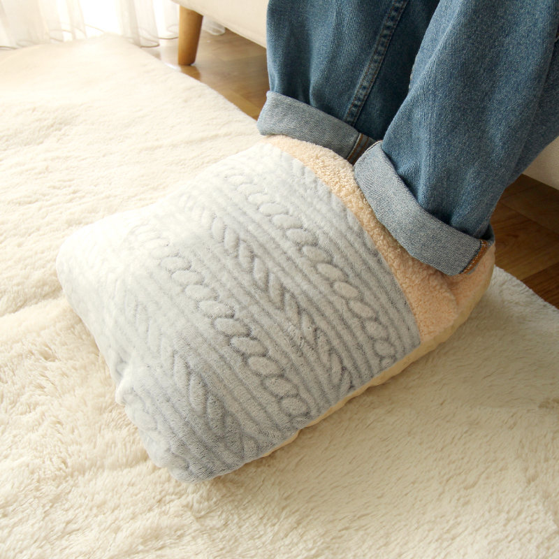 Vyrinės šildomos šlepetės su šildančiu vidpadžiu, tikra oda, namų avalynė biurui