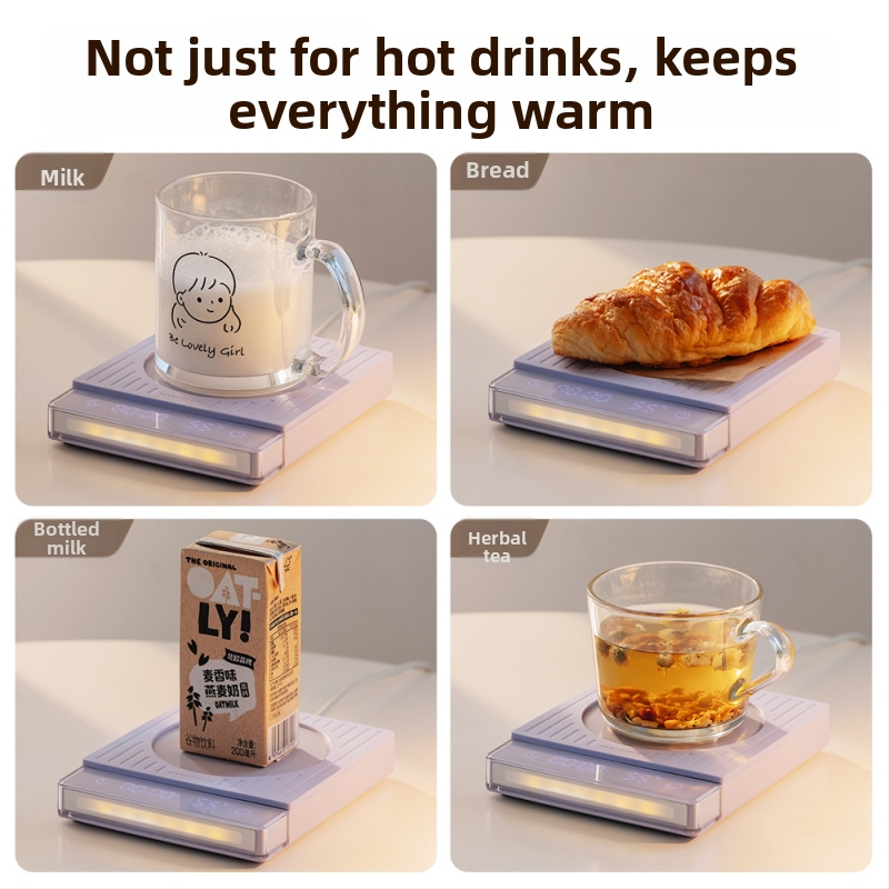 Šildantis padėklas puodeliams su PTC šildytuvu, 220V, 50W