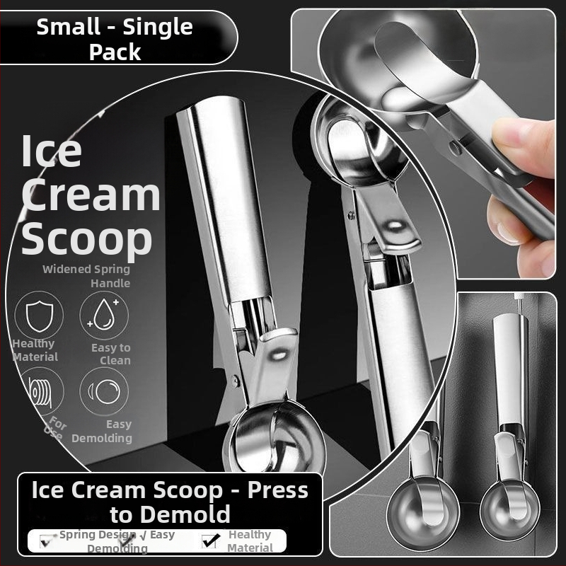 Nerūdijančio plieno ledų šaukštas, modernus minimalistinis dizainas, suaugusiųjų naudojimui