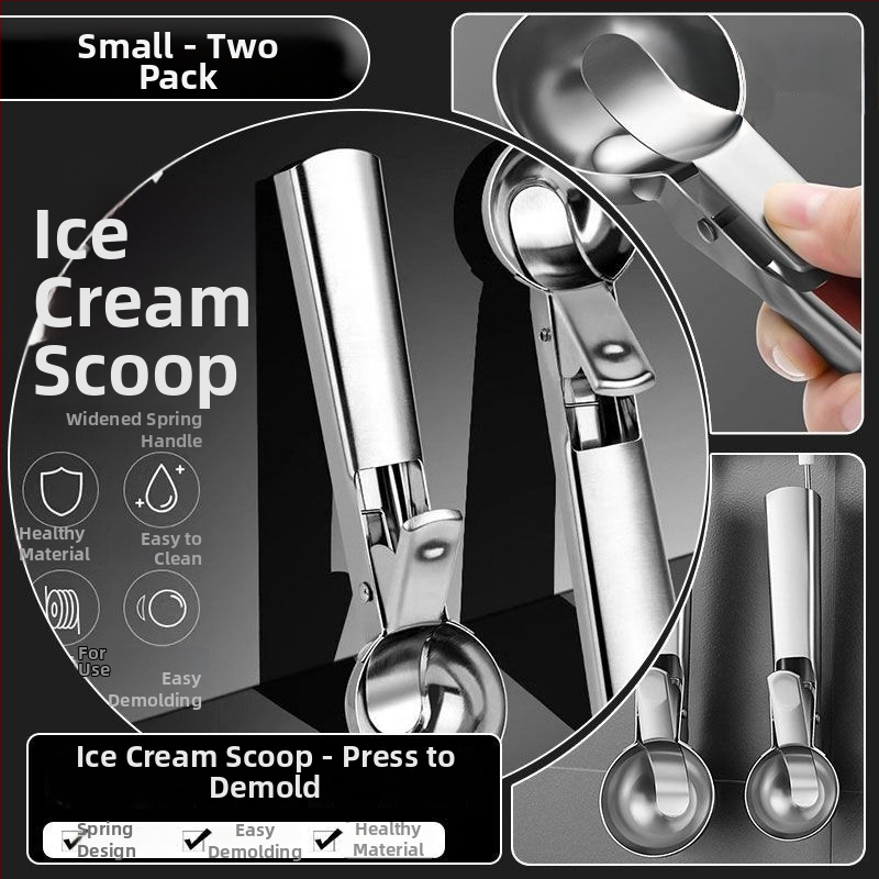 Nerūdijančio plieno ledų šaukštas, modernus minimalistinis dizainas, suaugusiųjų naudojimui