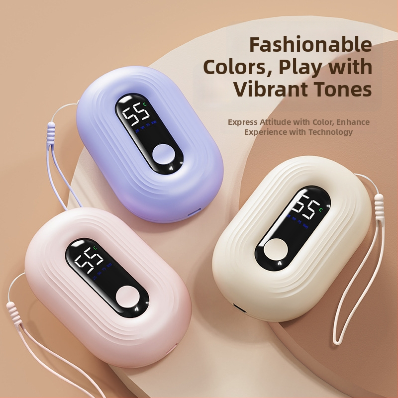 USB-laetav käesoojendi, sisseehitatud 1000–1200 mAh aku, mudel N12, 5V 3W, alumiiniumlehe soojusjaotus