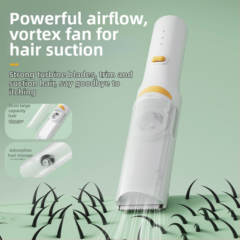 Bērnu matu griezējs – ultraliegs, kluss ar automātisku matu atsūktu; uzlādējams, 5W, ūdensdrošs; zīmols Create rhyme