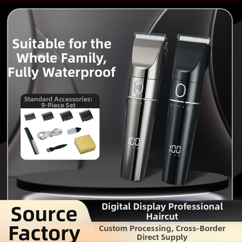 Bērnu matu griezējs, ārkārtīgi kluss, ar iekšējo akumulatoru, keramikas asmens, darbības laiks 1–3 stundas, uzlādējošs