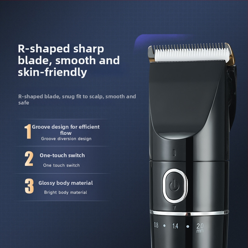 Bērnu matu griezējs, ārkārtīgi kluss, ar iekšējo akumulatoru, keramikas asmens, darbības laiks 1–3 stundas, uzlādējošs