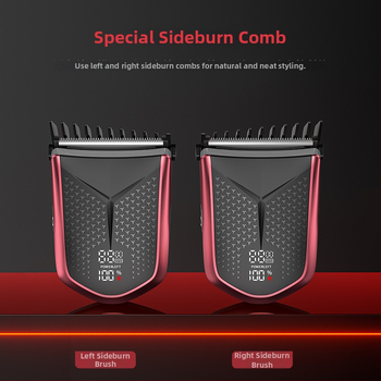 Elektriskais matu griezējs ar pilnu ķermeņa mazgāšanu un LCD displeju, uzlādējams, ar berzes motoru, nerūsējošā tērauda asmeņi (Iekšējā akumulatora jauda 500–800 mAh – Darbības laiks 1–3 h – Troksnis 46–70 dB – Ūdensizturīgs)