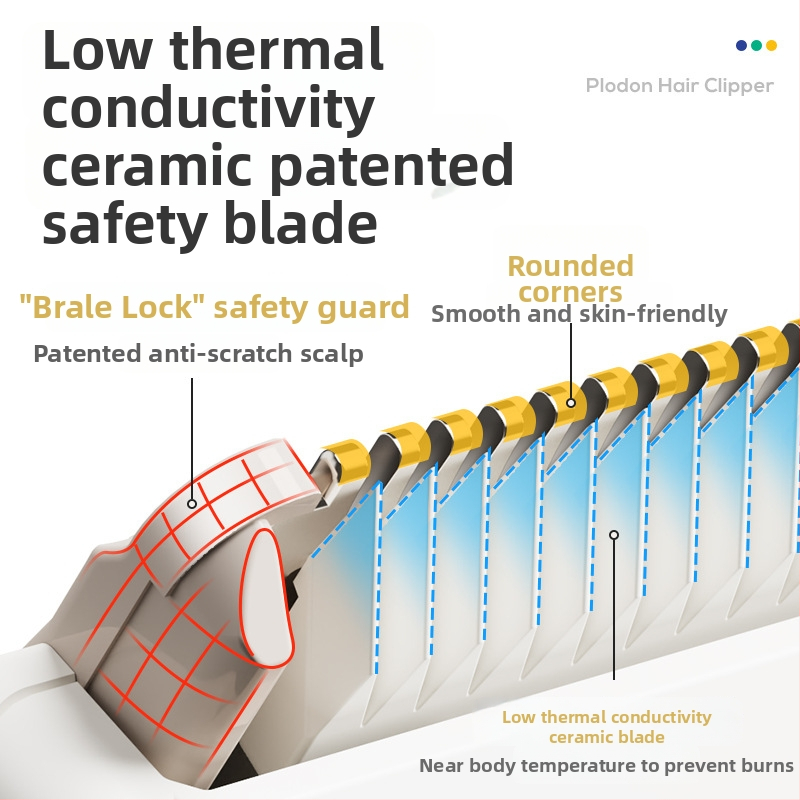 Puliton matu griezējs – ārkārtīgi klusš, uzlādējams, 5W, matu atsūcis, ūdensizturīgs, zīdaiņiem un bērniem