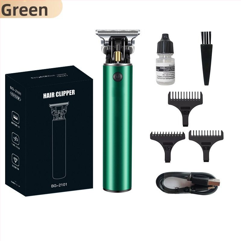 Plaukų kirpimo rinkinys - įkraunamas, su šepetėlių varikliu, nerūdijanio plieno peiliai, atsparus vandeniui, integruota baterija 1200–2000mAh
