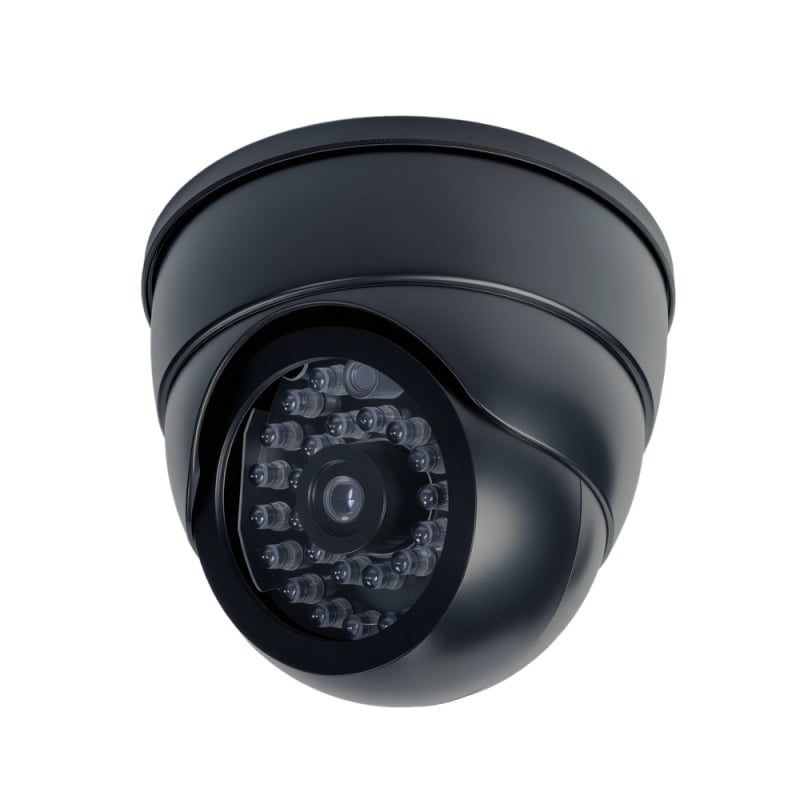 Simuliuota stebėjimo kamera — Plastinis korpusas, Darbinė temperatūra -10–45 °C, Įtampa: 3, Svoris: 149 g