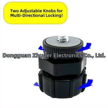 Zhuoer Ze73 ABS patogus išmaniojo telefono laikiklis su 1/4 colio rutulinės galvos adapteriu