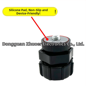 Zhuoer Ze73 ABS patogus išmaniojo telefono laikiklis su 1/4 colio rutulinės galvos adapteriu