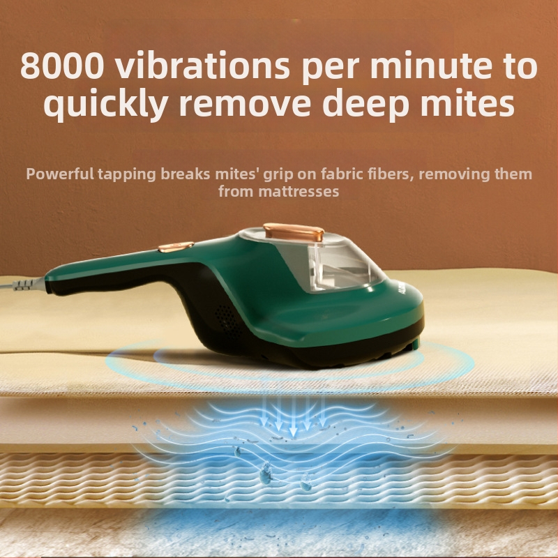 Käeshoitav akariivastane tolmuimeja UV-steriliseerimise ja tsüklonotsaga, juhtmega, kaabli pikkus umbes 4 m, tolmukast >0,4 L