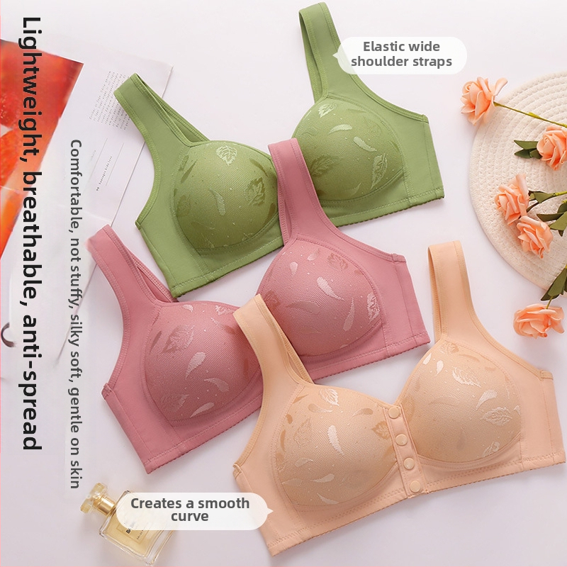 Medvilninė liemenėlė vest stiliaus, su pilnomis kaušeliais, plonai formuoti kaušeliai, fiksuotos dvigubos petys, priekinis užsegimas su sagtele