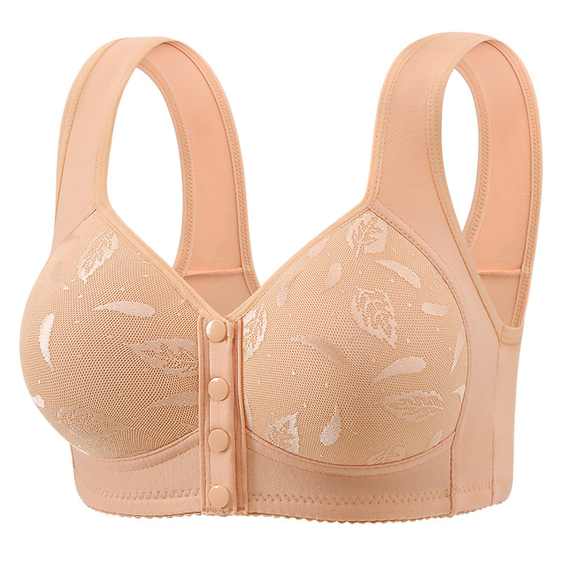 Medvilninė liemenėlė vest stiliaus, su pilnomis kaušeliais, plonai formuoti kaušeliai, fiksuotos dvigubos petys, priekinis užsegimas su sagtele