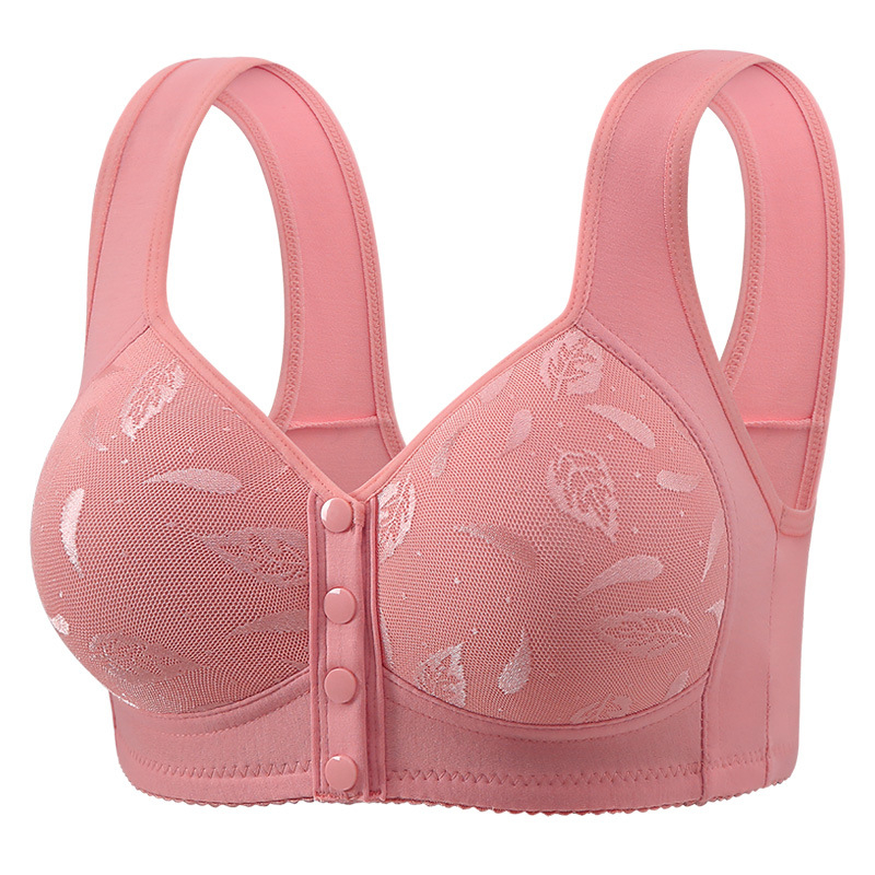 Medvilninė liemenėlė vest stiliaus, su pilnomis kaušeliais, plonai formuoti kaušeliai, fiksuotos dvigubos petys, priekinis užsegimas su sagtele