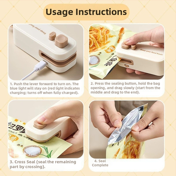 An zhiyun – Maža maisto uždarymo klipsa, nešiojama, atspari drėgmei, greitas uždarymas, magnetinis uždarymas