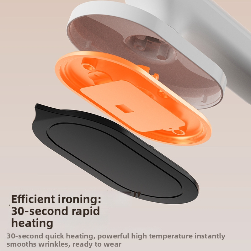 Безжичен USB пароизправител за дрехи, преносим, 30W, 3 нива температура, резервоар <0.8 л