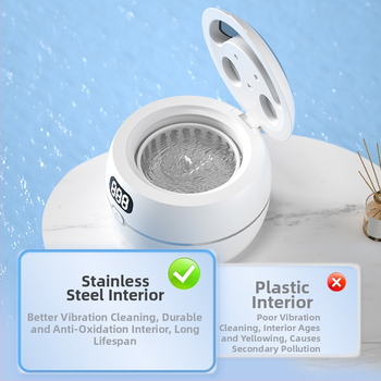 Ultraheli proteesi puhastaja UV-steriliseerimisega, 25 W, 110–220 V, maht kuni 300 ml