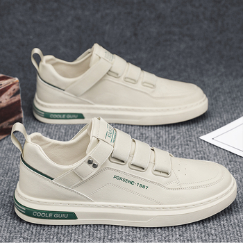 Vyrų skateboard batai, PU viršus, apvalus pirštas, gumos padas, žemas tops, kvėpuojantys