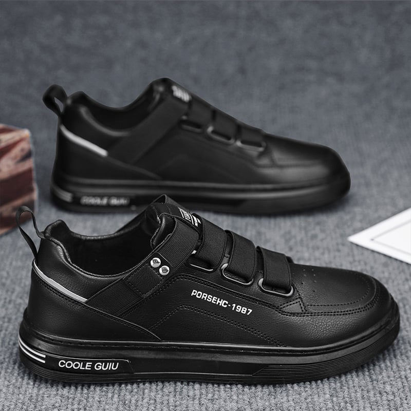 Vyrų skateboard batai, PU viršus, apvalus pirštas, gumos padas, žemas tops, kvėpuojantys