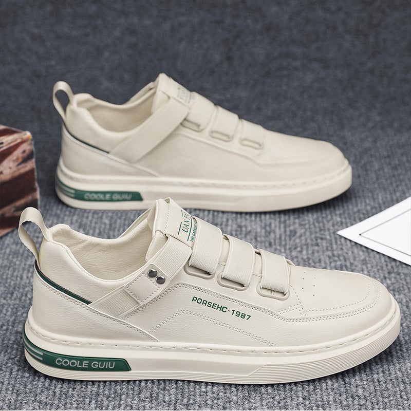 Vyrų skateboard batai, PU viršus, apvalus pirštas, gumos padas, žemas tops, kvėpuojantys