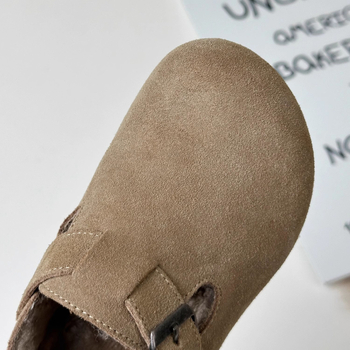 Vaikų bateliai Korėjos stiliumi, su fliso pamušalu, nubuko viršutinė dalis, gumos padas, storesnė konstrukcija