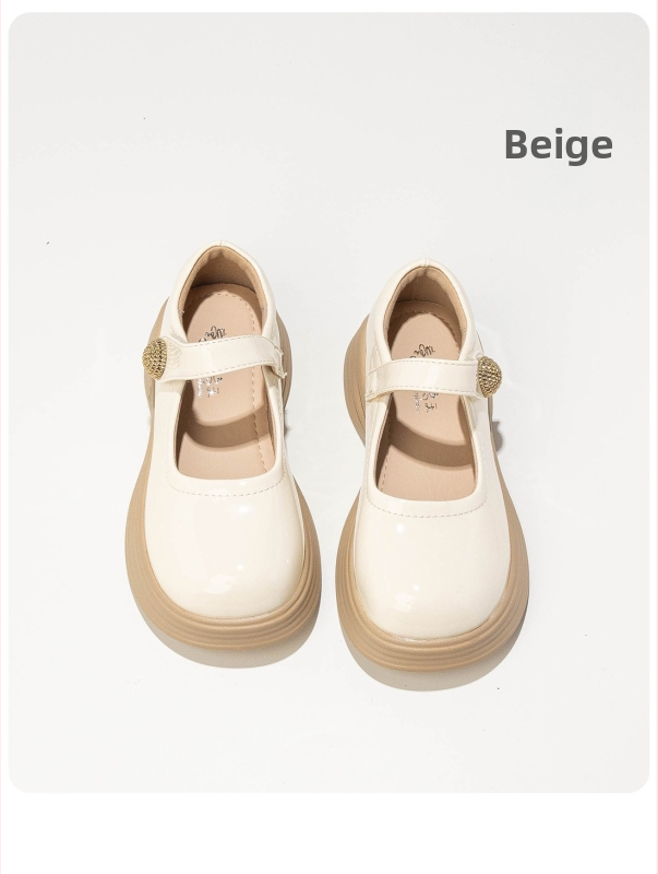 Dievčenské Mary Jane lodičky z mikrovlákna – horná časť z mikrovlákna, nízky profil, textilná vložka, podrážka z hovädzieho šľachy, jednobarevné