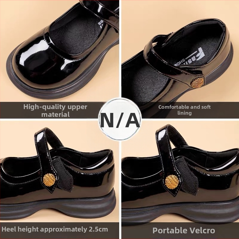 Dievčenské Mary Jane lodičky z mikrovlákna – horná časť z mikrovlákna, nízky profil, textilná vložka, podrážka z hovädzieho šľachy, jednobarevné