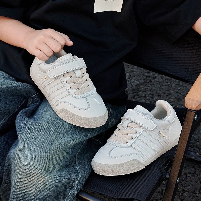 Unisex vaikų bėgimo bateliai su Velcro užsegimu, EVA padas ir viršutinė dalis iš superfiber; tinkami pavasariui, vasarai ir rudeniui.