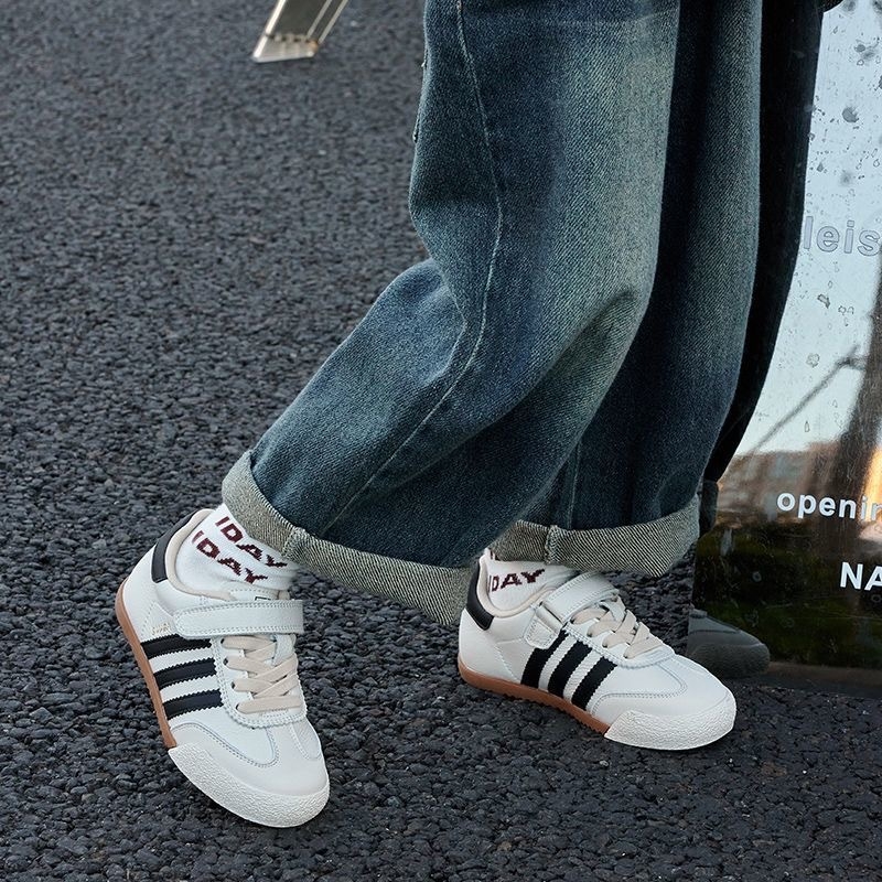 Unisex vaikų bėgimo bateliai su Velcro užsegimu, EVA padas ir viršutinė dalis iš superfiber; tinkami pavasariui, vasarai ir rudeniui.