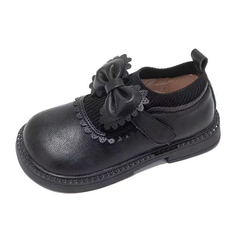 Lányoknak szóló hercegnő cipő Velcro-zárással, mikroszálas felsőrész, bőr belső, gumírozott talp, 4–16 éveseknek