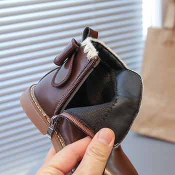 Laste Martin saapad sügis-talve 2025 (pealne: mikrofiiber nahk; talla: kumm; külje tõmblukk; sisetald: PU; libisemise vastane)